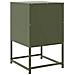 Comodini 2 Pz Verde Oliva 36x39x60,5 Cm In Acciaio - Foto miniatura 4