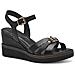 Black Casual Open Sandals Sandali Pelle Scarpe Donna Nero Eu 38, 1-28010-42 001 - Foto miniatura 1