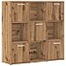 Libreria Rovere Artigianale 90x28x90 Cm In Legno Multistrato - Foto miniatura 2