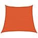 Vela Parasole 160 G/m Trapezio Arancione 3/4x3 M In Hdpe - Foto miniatura 2
