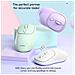 Mouse Wireless (gm25) 2.4g, Quattro Pulsanti Dual Mode Purple - Foto miniatura 3