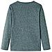 Maglietta Bambino Maniche Lunghe Verde Scuro Mélange 104 - Foto miniatura 2