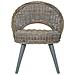 Poltrona In Rattan Kubu Grigio - Foto miniatura 1