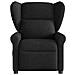 Poltrona Massaggiante Reclinabile Elettrica Nera in Tessuto - Foto miniatura 4