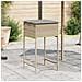 Sgabelli da Bar con Cuscini 2 pz Beige in Polyrattan - Foto miniatura 2