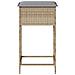 Sgabelli da Bar con Cuscini 2 pz Beige in Polyrattan - Foto miniatura 5