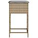 Sgabelli da Bar con Cuscini 2 pz Beige in Polyrattan - Foto miniatura 6