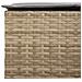Sgabelli da Bar con Cuscini 2 pz Beige in Polyrattan - Foto miniatura 8