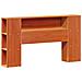 Letto Libreria senza Materasso Marrone Cera 135x190 cm in Pino - Foto miniatura 7
