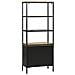 Highboard  70x35x180 cm Legno Mango Grezzo Solido, Sideboard  70x35x70 cm Legno Mango Grezzo Solido, Libreria  70x35x110 cm Legno Mango Grezzo Solido - Foto miniatura 7