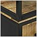 Highboard  70x35x180 cm Legno Mango Grezzo Solido, Sideboard  70x35x70 cm Legno Mango Grezzo Solido, Libreria  70x35x110 cm Legno Mango Grezzo Solido - Foto miniatura 8