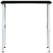 Banco Lavoro Marrone Scuro 100x60x(71,5-98) cm Legno di Rovere - Foto miniatura 3