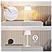 Lampada Da Tavolo A Led, Dimmerabile Al Tocco, Moderna, Con Batteria Da 3600 Mah, Per Soggiorno - Foto miniatura 5