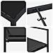 Set da Pranzo per Giardino 5 pcs Nero 140 x 70 x 73 cm - Foto miniatura 9