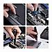 Set di cacciaviti di precisione, kit di riparazione computer da 40 pezzi per laptop /PC /elettronica /telefoni, set cacciaviti con 30 punte, coperchio rimovibile con base magnetica - Foto miniatura 4