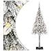 Albero di Natale con 300 LED Bianco 210 cm PE e Acciaio - Foto miniatura 1