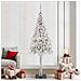 Albero di Natale con 300 LED Bianco 210 cm PE e Acciaio - Foto miniatura 2