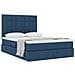 Letto con Contenitore Blu 140 x 190 cm Pelle Sintetica - Foto miniatura 3