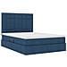Letto con Contenitore Blu 140 x 190 cm Pelle Sintetica - Foto miniatura 5