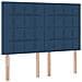 Letto con Contenitore Blu 140 x 190 cm Pelle Sintetica - Foto miniatura 9