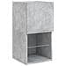 Mobili TV a Muro con LED 6pz Grigio Cemento Legno Multistrato - Foto miniatura 8