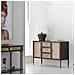 Credenza In Metallo Marrone 120x41x80h - Foto miniatura 2