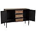 Credenza In Metallo Marrone 120x41x80h - Foto miniatura 3