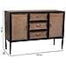 Credenza In Metallo Marrone 120x41x80h - Foto miniatura 4
