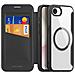 Cover con Tapa per iPhone 16e - Pelle /PU, Nero, MagSafe - Foto miniatura 3