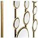 Decorazione In Metallo 3d Cerchi 26-oro-metallo-35,5x1,5x90 Cm - Foto miniatura 4