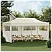Tenda Party Crema 291 x 580 x 315 cm Tessuto Oxford - Foto miniatura 3