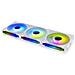 Uni Fan 12RSLIN3W Case per computer Ventilatore 12 cm Bianco - Foto miniatura 3