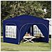 Tenda per feste a pop-up 290 x 290 x 245 cm Blu - Foto miniatura 2