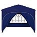 Tenda per feste a pop-up 290 x 290 x 245 cm Blu - Foto miniatura 7