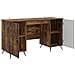 Scrivania Rovere Fumo 142,5 x 50 x 75 cm Legno ingegnerizzato - Foto miniatura 3