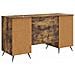 Scrivania Rovere Fumo 142,5 x 50 x 75 cm Legno ingegnerizzato - Foto miniatura 6