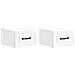Mobiletto da notte a muro 2 pcs Bianco Lucido 34,5 x 33 x 20 cm - Foto miniatura 1
