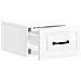 Mobiletto da notte a muro 2 pcs Bianco Lucido 34,5 x 33 x 20 cm - Foto miniatura 4