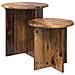 Set tavolini 2 pcs Legno antico Legno ingegnerizzato - Foto miniatura 1
