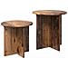 Set tavolini 2 pcs Legno antico Legno ingegnerizzato - Foto miniatura 3