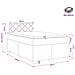 Letto box spring con materasso Grigio Scuro 120 x 190 cm - Foto miniatura 6