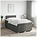 Letto box spring con materasso Grigio Scuro 120 x 190 cm - Foto miniatura 9