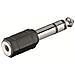 Adattatore Audio Stereo Connettori 6,3Mm Maschio A 3,5Mm Femmina - Foto miniatura 3