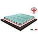 Materasso Memory Mod. aloe Therapy Alto 26cm Matrimoniale 165x190 Con Dispositivo Medico Classe 1 Detraibile, 7 Cm Memory, Onda A 11 Zone Di Portanza Differenziata, Rivestimento Sfoderabile Lana / lino Full 3d Air, In Omaggio Guanciale / i Sap Med - Foto miniatura 1