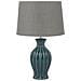 Lampada Da Tavolo Verde Scuro 59cm Samina - Foto miniatura 14