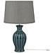 Lampada Da Tavolo Verde Scuro 59cm Samina - Foto miniatura 1