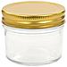 Vasi Per Marmellata In Vetro Coperchio Oro 48 Pz 110 Ml - Foto miniatura 4