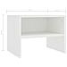 Comodino Bianco 40x30x30 cm Legno Ingegnerizzato - Foto miniatura 4