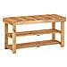 Scarpiera 90x32x46 Cm In Legno Massello Di Acacia - Foto miniatura 5