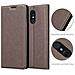 Cadorabo Custodia Compatibile Con Lg Q Stylus In Bruno Caffè - Coperchio Protettiva Con Chiusura Magnetica, Funzione Stand E Tasca Per Le Carte - Foto miniatura 10
